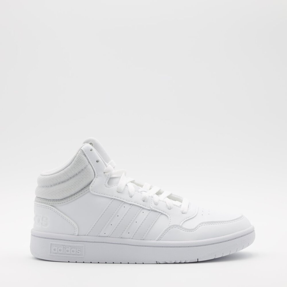 Adidas Women's Basketball Comfort Hoops 3.0 Mid Top Classic Shoes White‎ Size 8